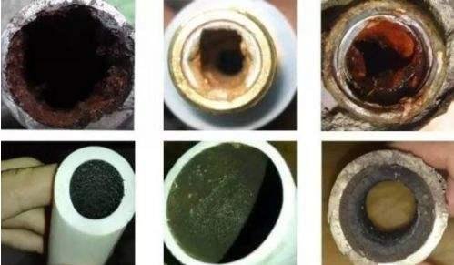 使用多年的自來水管道，特別臟